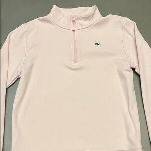 Vineyard Vines Light Pink Kids Half-Zip Pullover Size Youth L/14